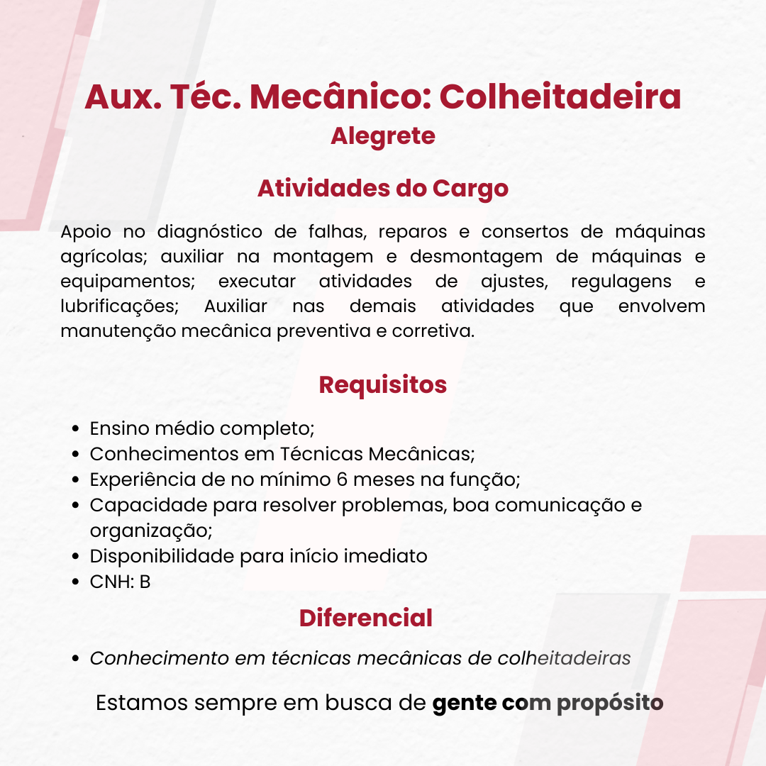 _Aux. Téc. Mecânico Colheitadeira