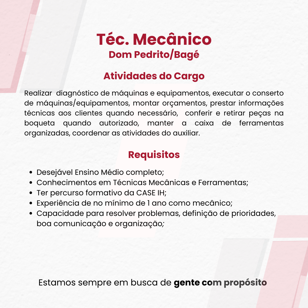 Téc. Mecânico