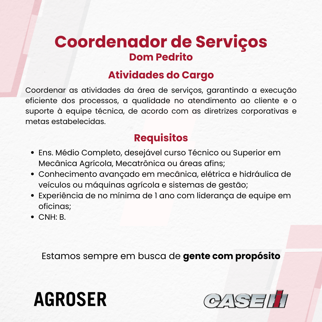 Coordenador de Serviços (1)