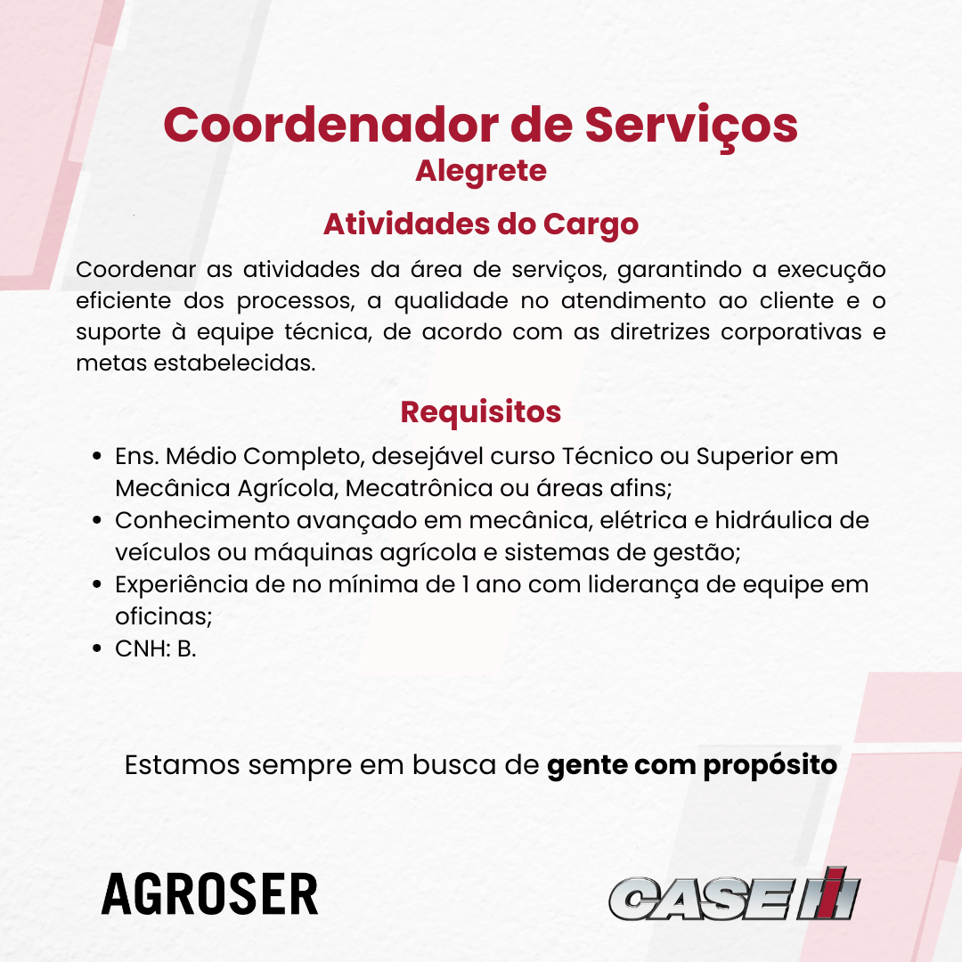 Coordenador de Serviços (2)